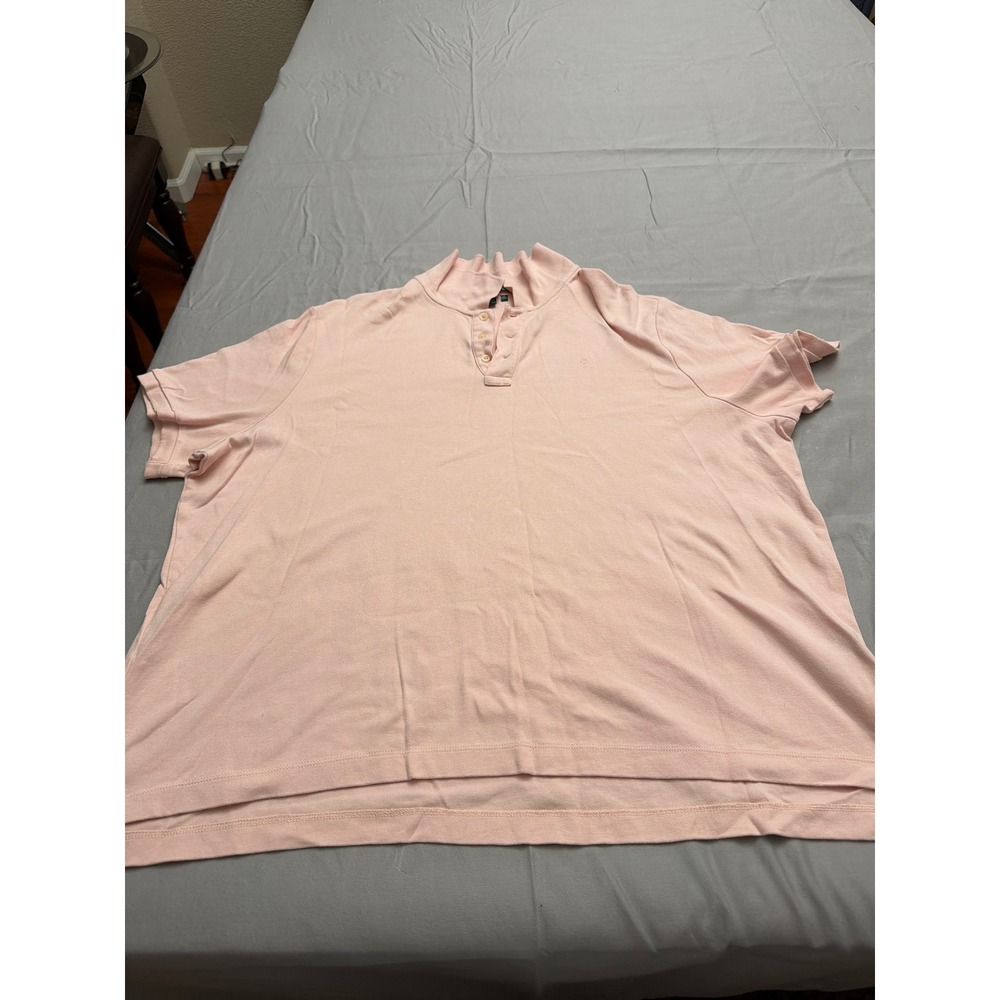 Lauren Ralph Lauren Pink Cotton Short Sleeve Polo Shirt 2X